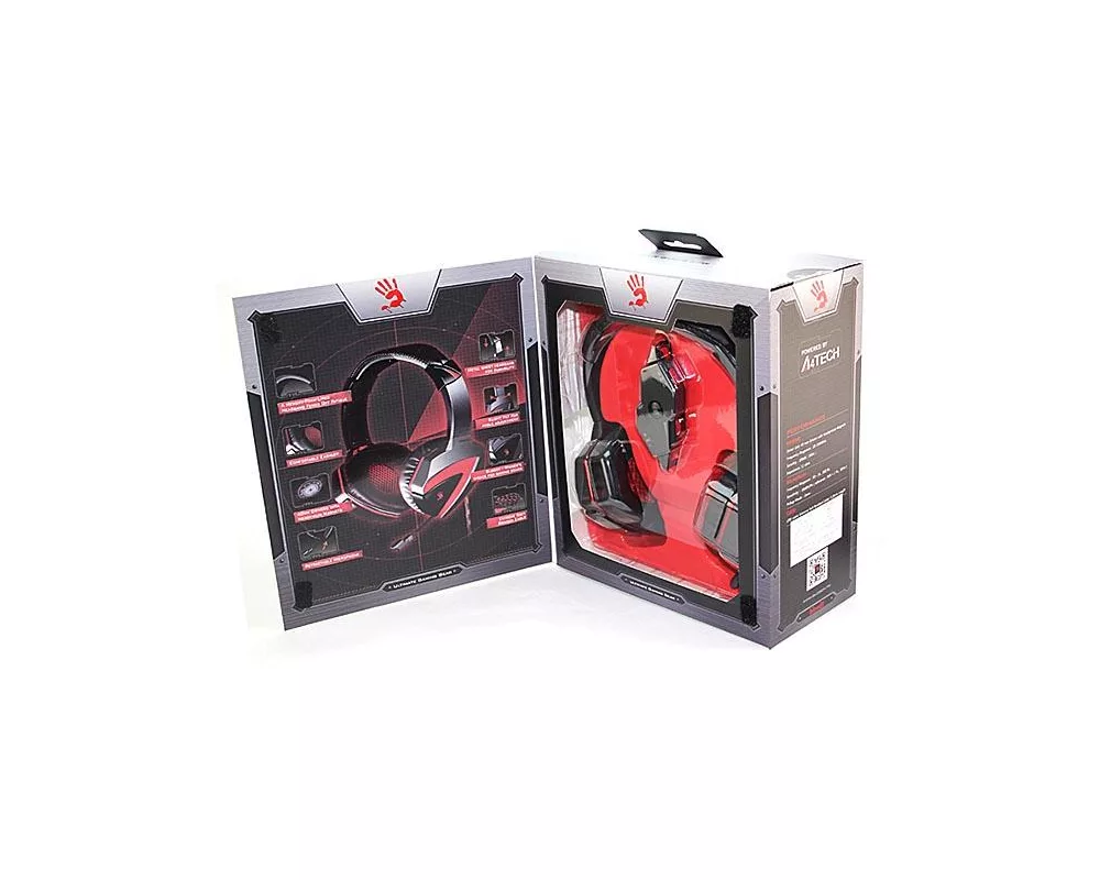 Слушалки Геймърски слушалки A4TECH Bloody G501, Микрофон, Черно/Червено 3