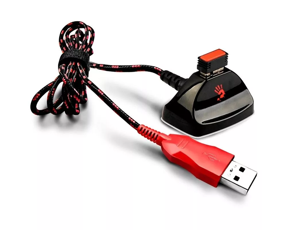 Мишка Геймърска мишка Bloody R80, Оптична, Безжична, USB, Black 4