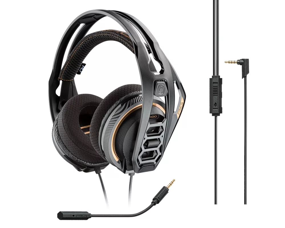 Слушалки Геймърска слушалка Nacon RIG 400 PRO, Черен 4