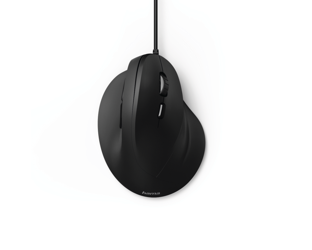 Мишка Жична ергономична мишка HAMA EMC-500, USB, 1000/1200/1400 dpi, Черен 2