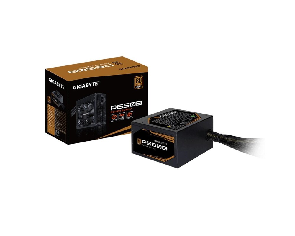Захранване GIGABYTE GP-P650B 650W ATX12V 80 PLUS BRONZE Certified Active PFC Power Supply 10