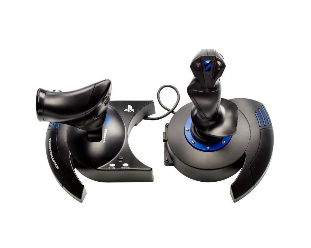 Джойстици и Геймпадове Жичен , авиосимулатор Thrustmaster T.Flight Hotas 4 за PC / PS4, Черен 3