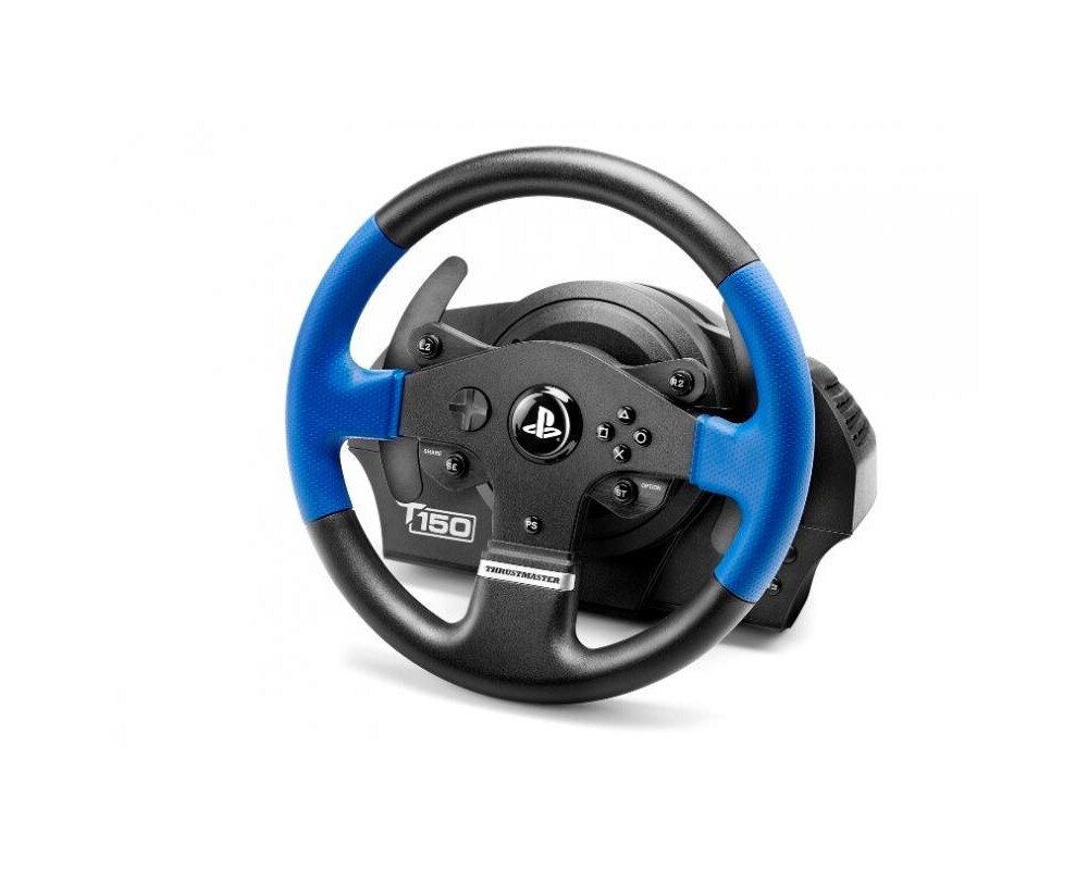 Волан THRUSTMASTER Racing Wheel T150 PRO PS3/PS4/PC, Черен/Син 2