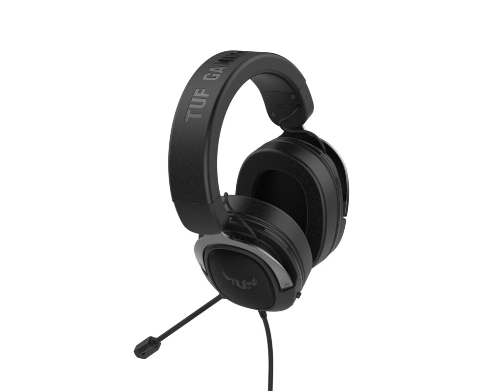 Слушалки Геймърски слушалки ASUS TUF Gaming H3 Gun Metal, 7.1 Virtual Surround Sound 5