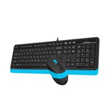 Комплект клавиатура и мишка A4TECH Fstyler F1010, Черен/Син 153796 F1010-BLUE на топ цена - PIC.bg