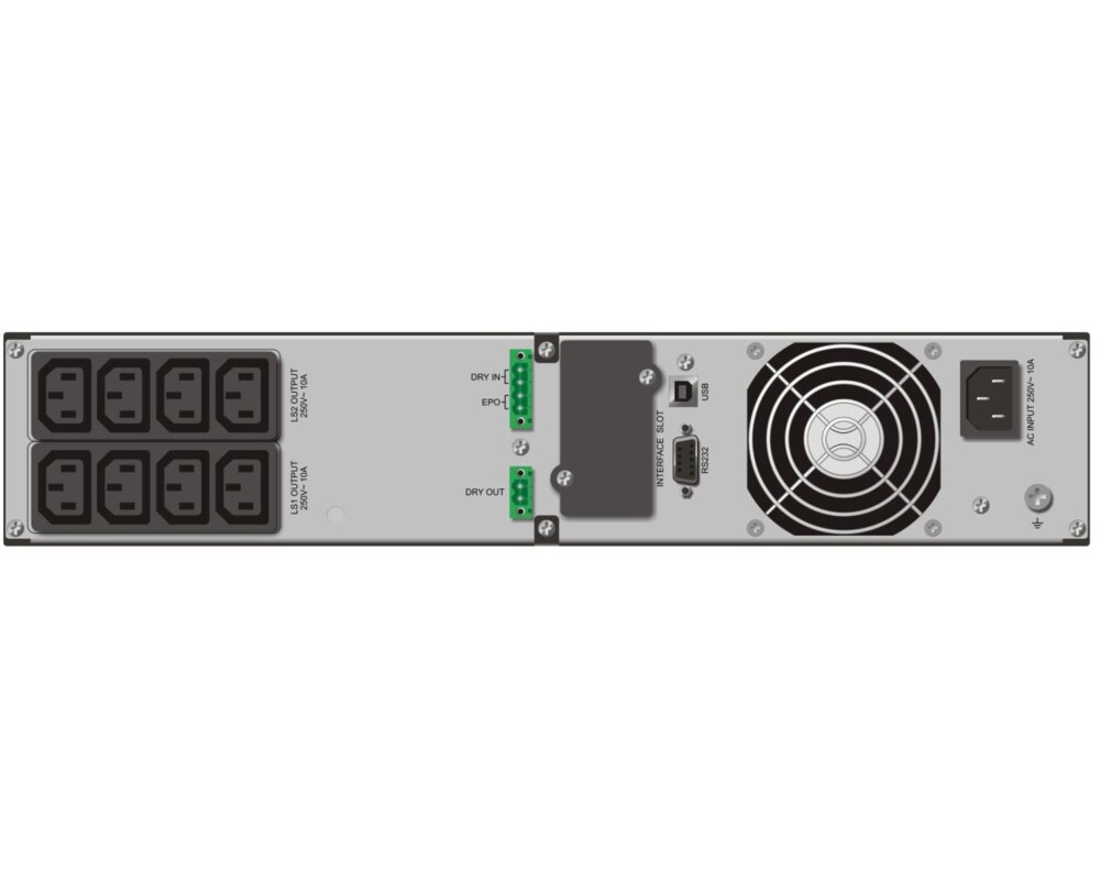 UPS POWERWALKER VFI 1000RT HID LCD, 1000VA, On-Line 4