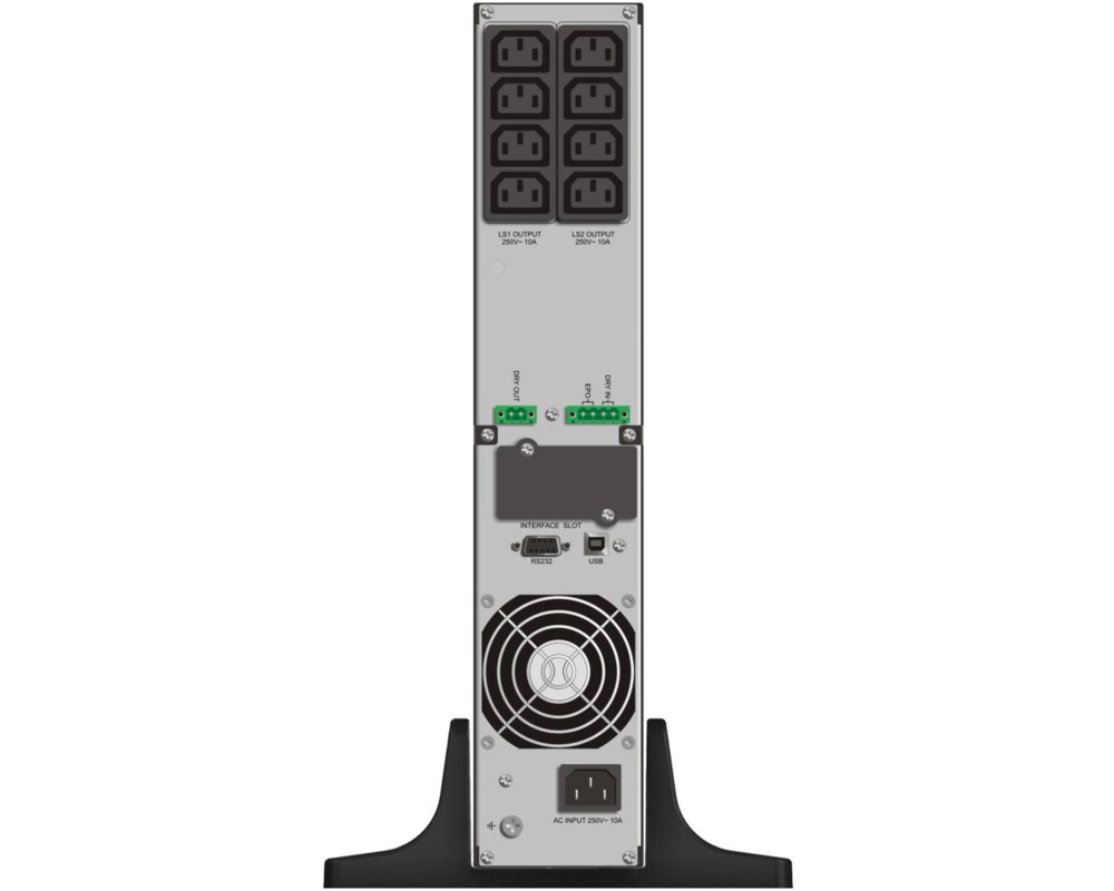 UPS POWERWALKER VFI 1000RT HID LCD, 1000VA, On-Line 2