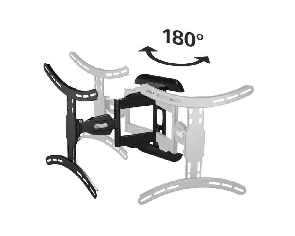 Стойка HAMA, Регулируема, 32"-65", 35 кг, Черна 7