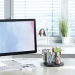 Стойка Кръгла въртяща се поставка за TV HAMA, До 32", 49590 9