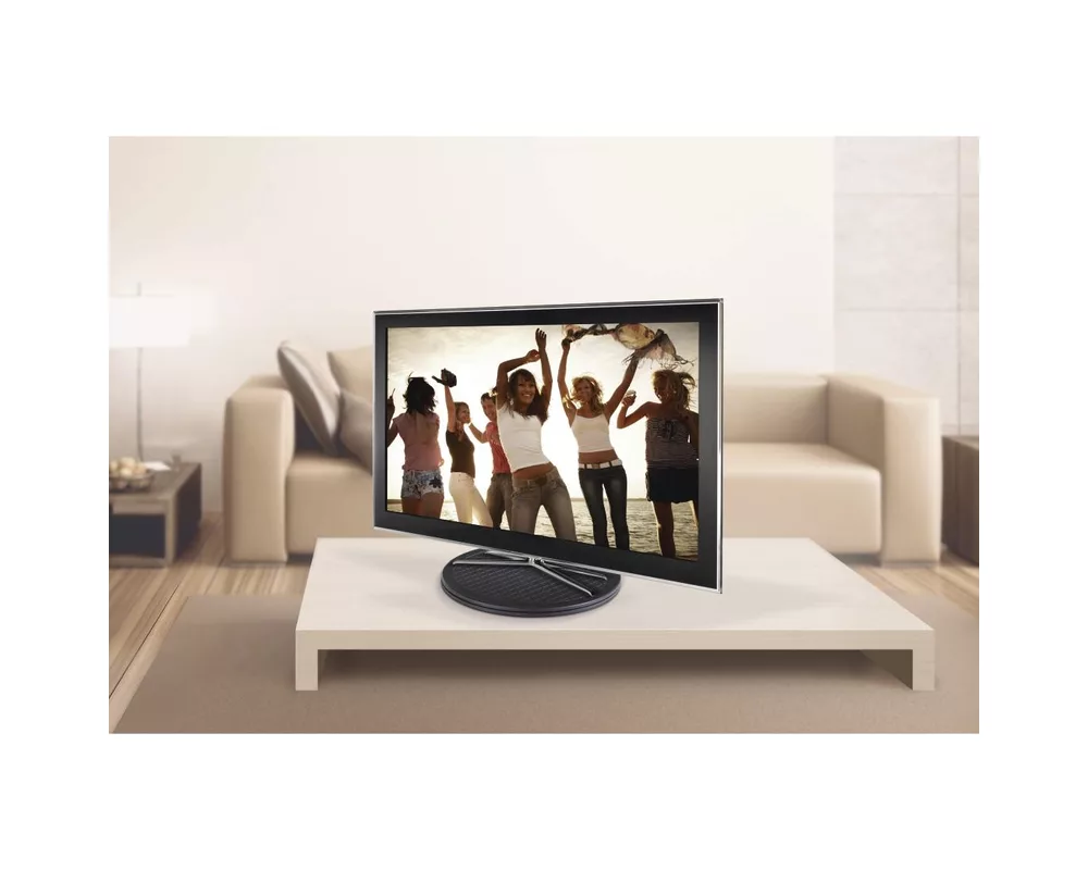 Стойка Кръгла въртяща се поставка за TV HAMA, До 32", 49590 6