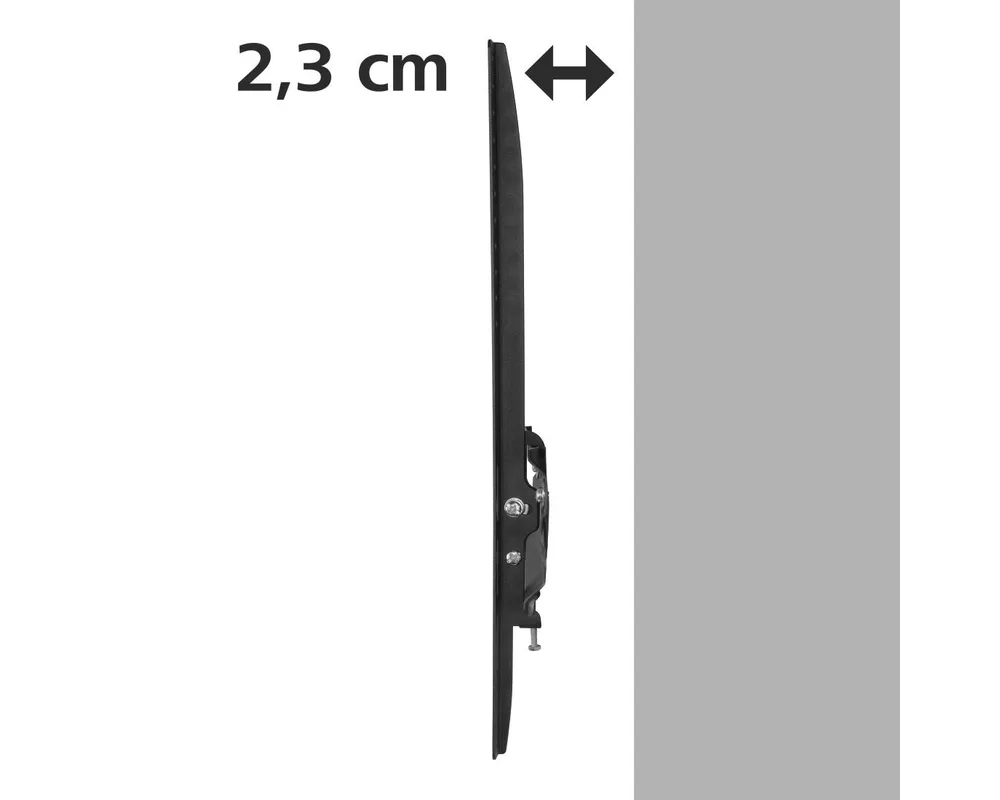 Стойка HAMA, Фиксирана, 32"-65", 35 кг, VESA 400, 1 звезда, Черен 2