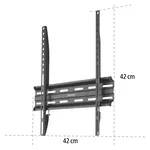 Стойка HAMA, Фиксирана, 32"-65", 35 кг, VESA 400, 1 звезда, Черен 5