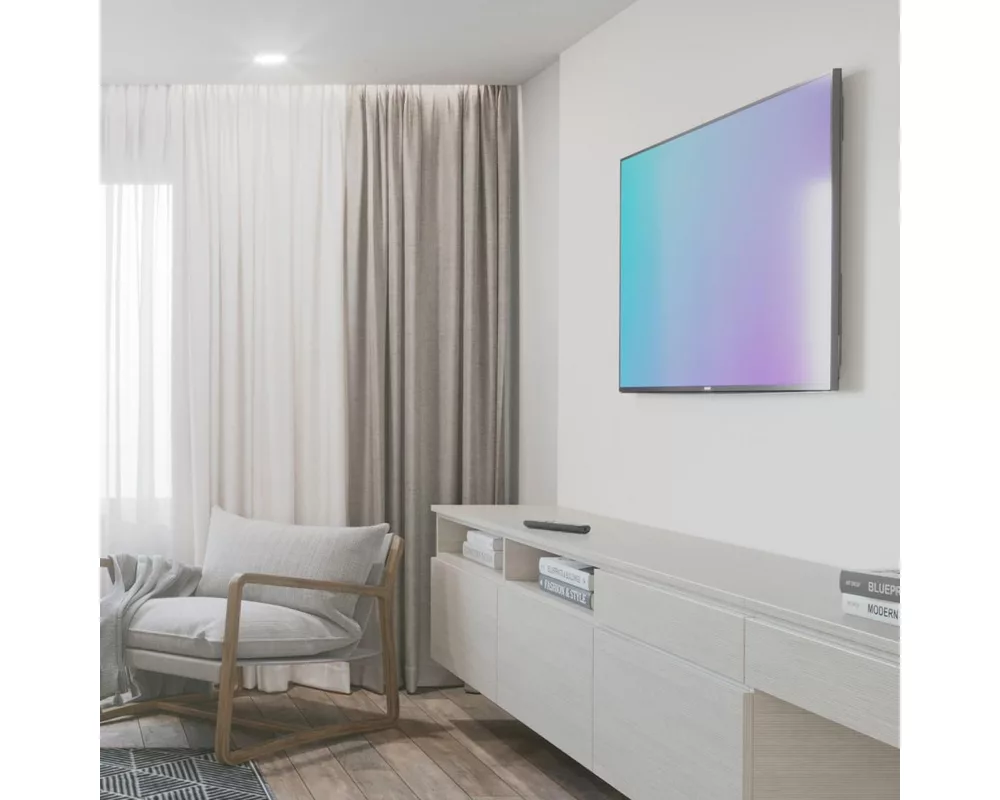 Стойка HAMA, Фиксирана, 32"-75", 40 кг, 1 Звезда, Черен 9