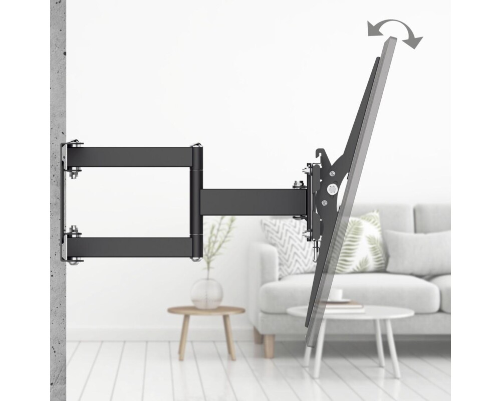 Стойка Hama Fullmotion TV, 32-65", регулируема, Черна 11