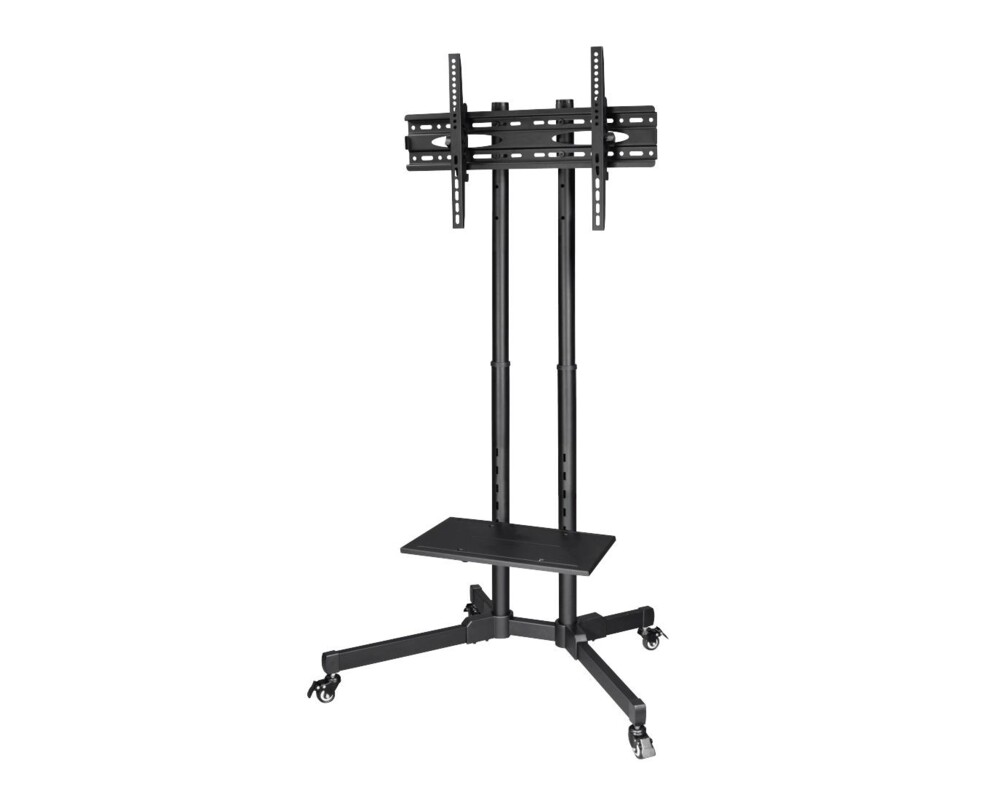 Стойка Мобилна стойка Trolley за TV, До 178 см / 70", 600x400, На колела, Черен 2
