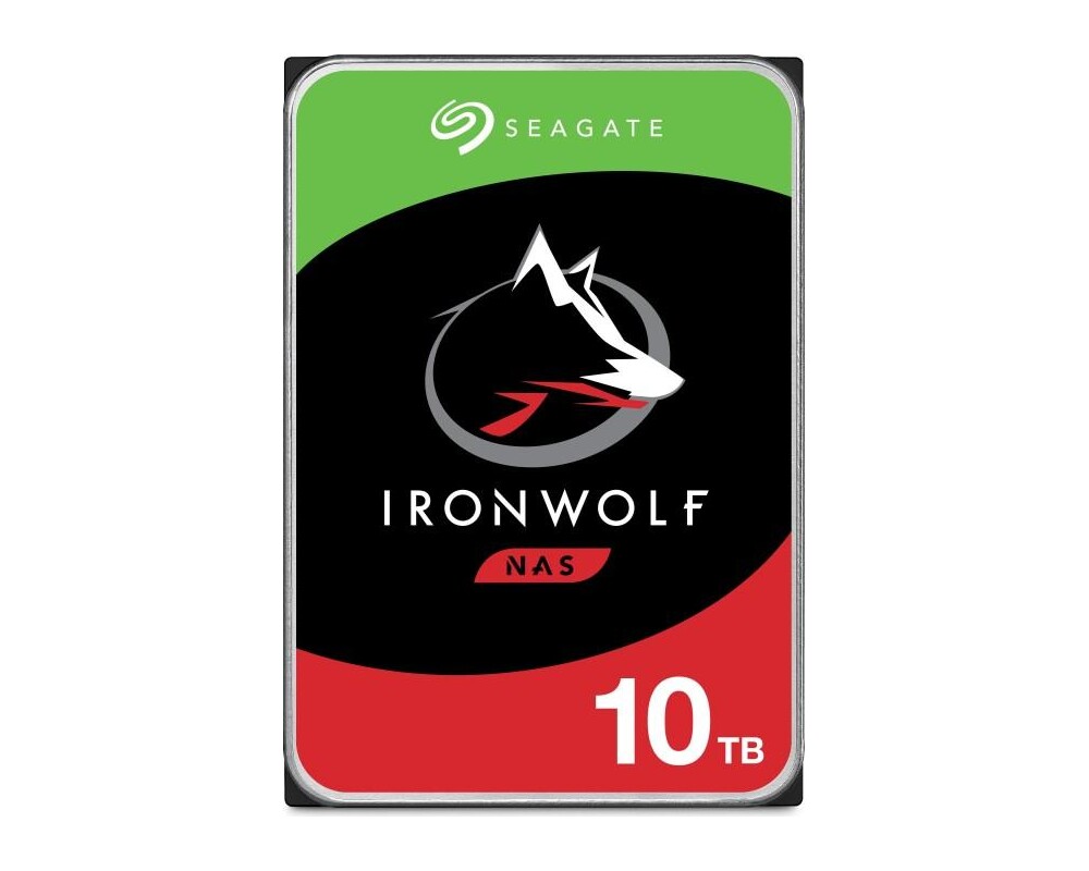 Твърд диск SEAGATE Ironwolf NAS HDD 10TB 7200rpm 6Gb 3