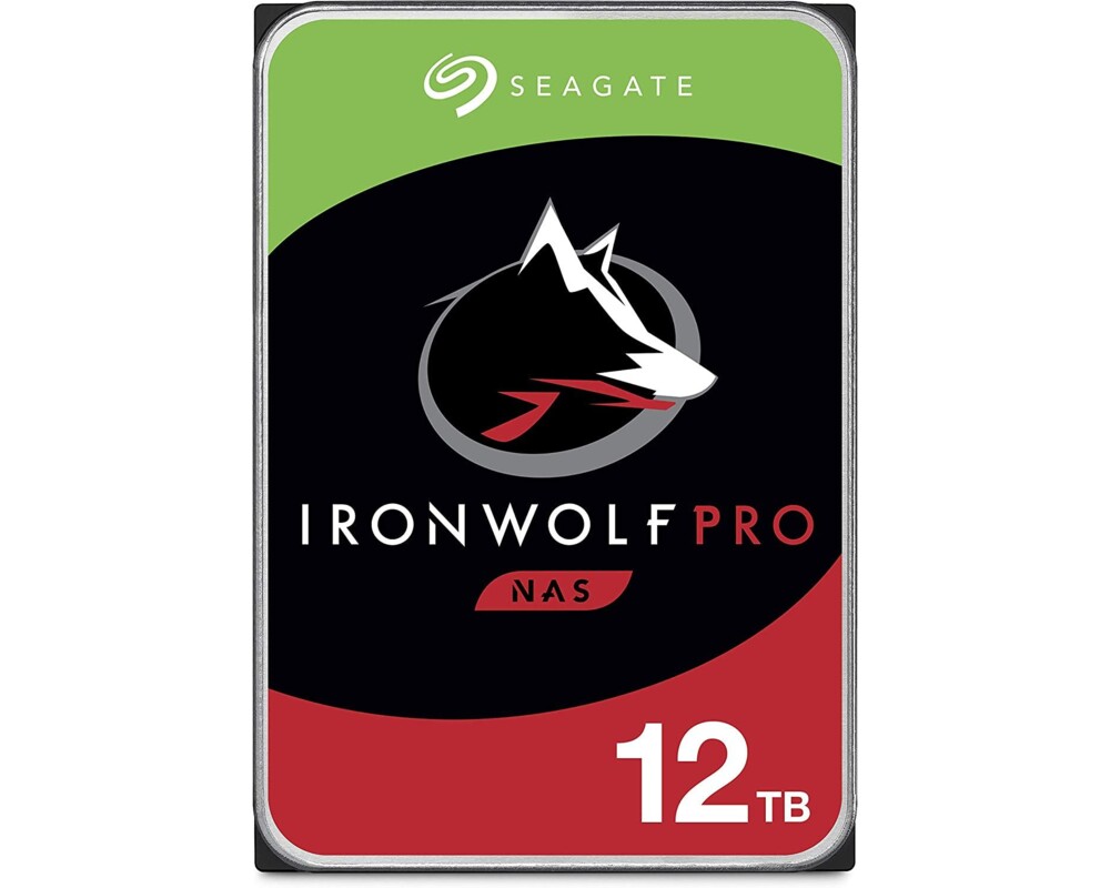 Твърд диск SEAGATE IronWolf Pro, 12TB, 256MB, 7200 rpm, SATA 6.0Gb/s, ST12000NE0008 4