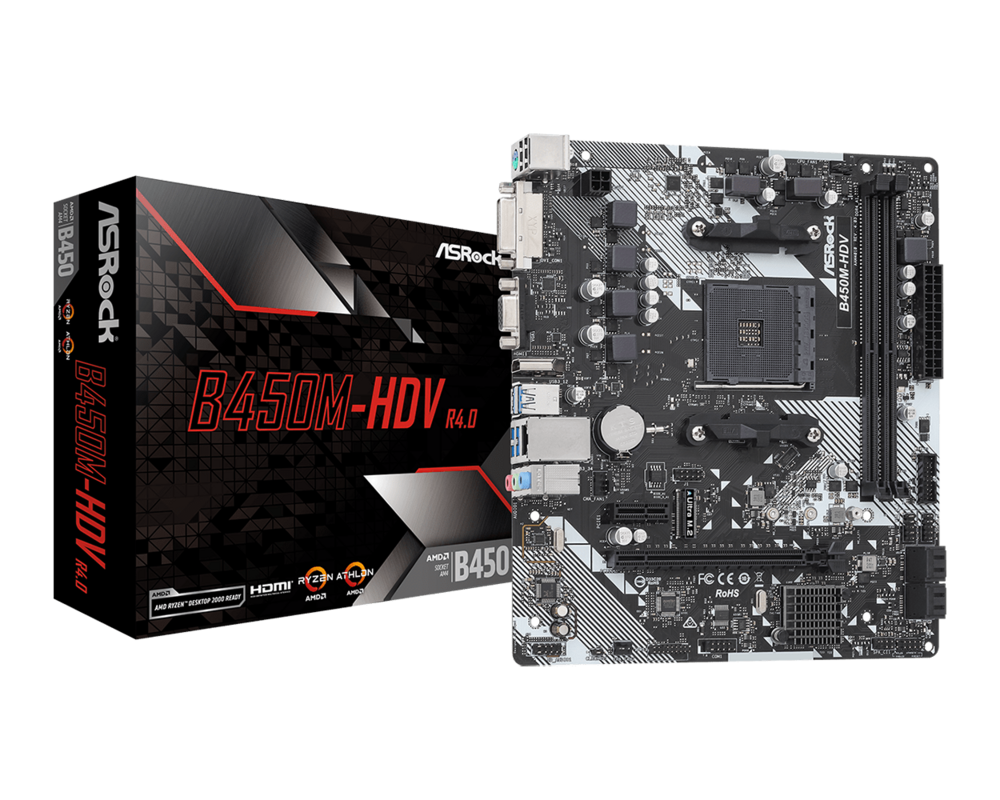Дънна платка ASRock B450M-HDV R4.0 14