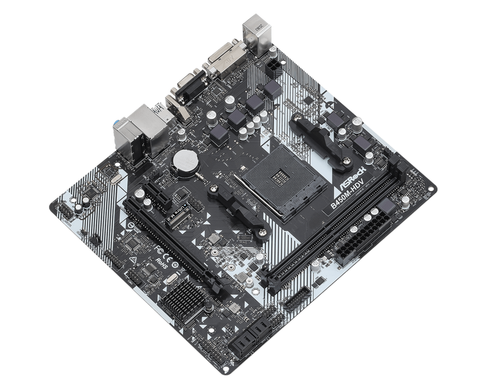 Дънна платка ASRock B450M-HDV R4.0 12