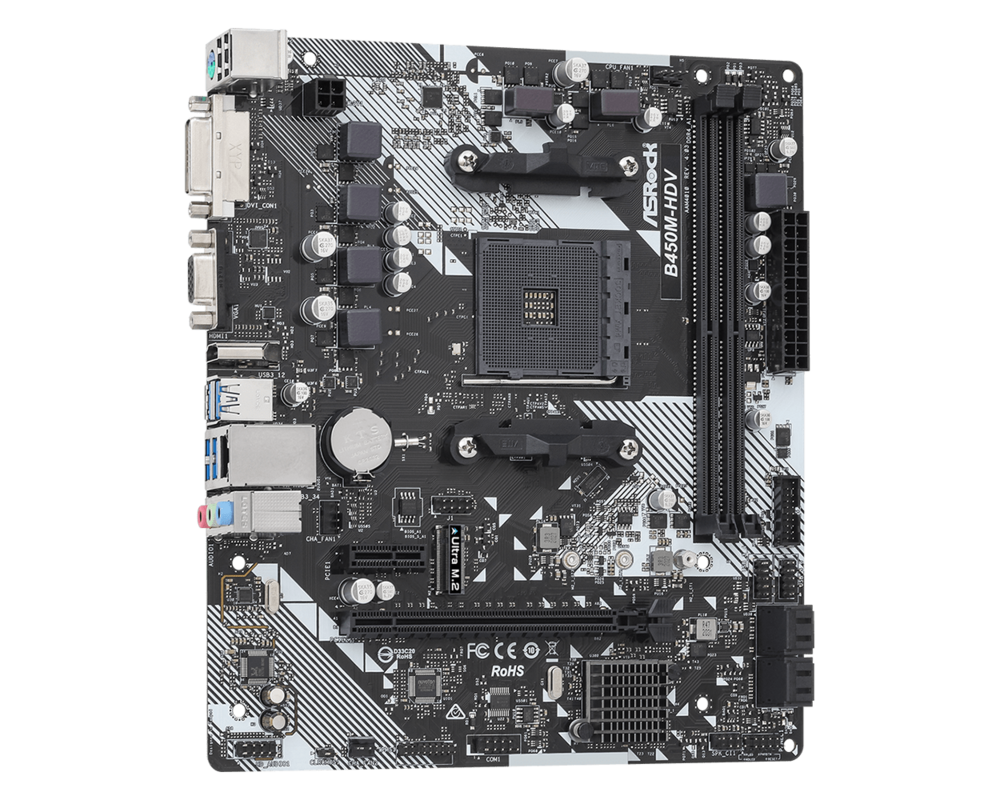 Дънна платка ASRock B450M-HDV R4.0 11