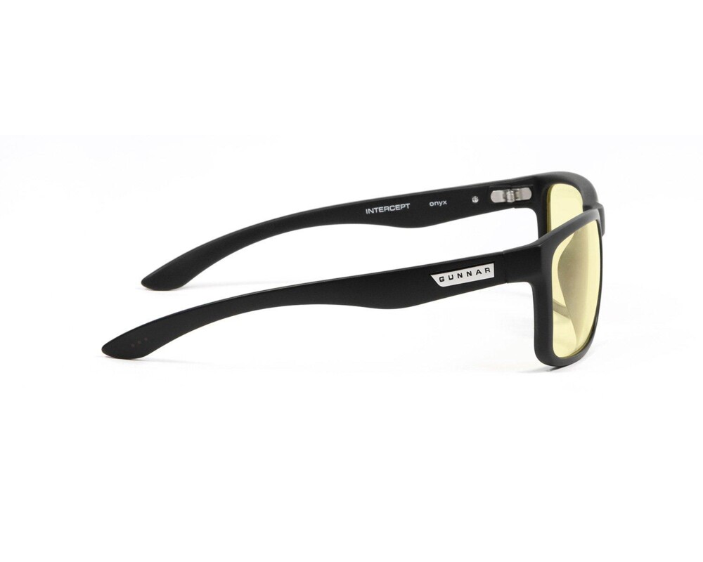 Очила за компютър Компютърни очила GUNNAR INTERCEPT Onyx, Amber Natural, Черен 3