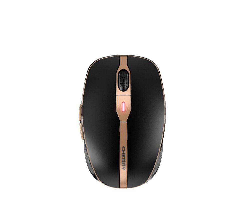 Клавиатура Kомплект клавиатура с мишка CHERRY DW 9000 SLIM, Безжичен, Черен/Бронз 4
