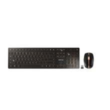  Kомплект клавиатура с мишка CHERRY DW 9000 SLIM, Безжичен, Черен/Бронз 171454 JD-9000EU-2 на топ цена - PIC.bg