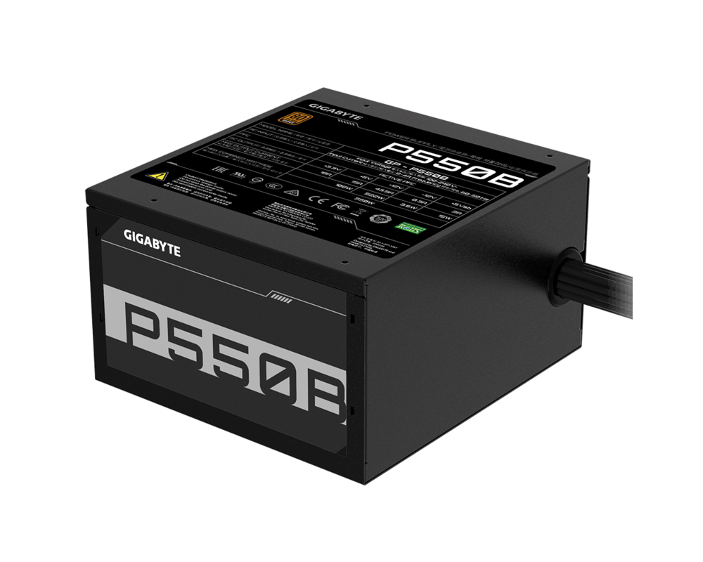 Захранване GIGABYTE GP-P550B 550W ATX12V 80 PLUS Bronze certified Active PFC Power Supply 5