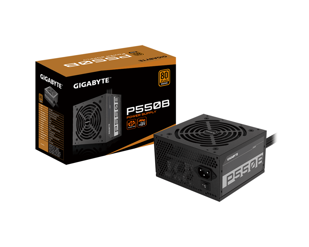 Захранване GIGABYTE GP-P550B 550W ATX12V 80 PLUS Bronze certified Active PFC Power Supply 7