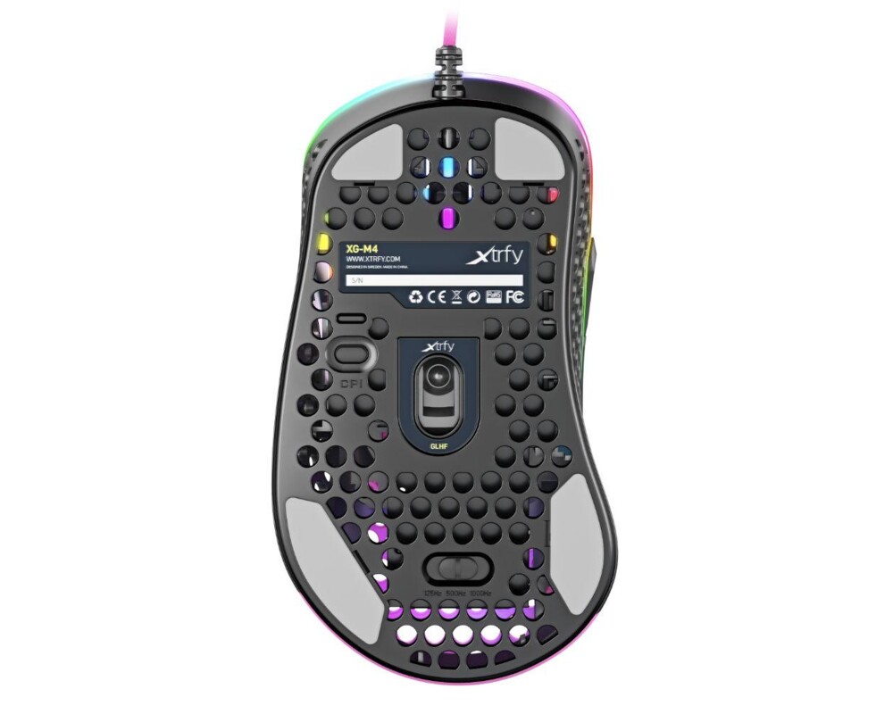 Мишка Геймърска мишка Xtrfy M4 Pink, RGB, Розов 7