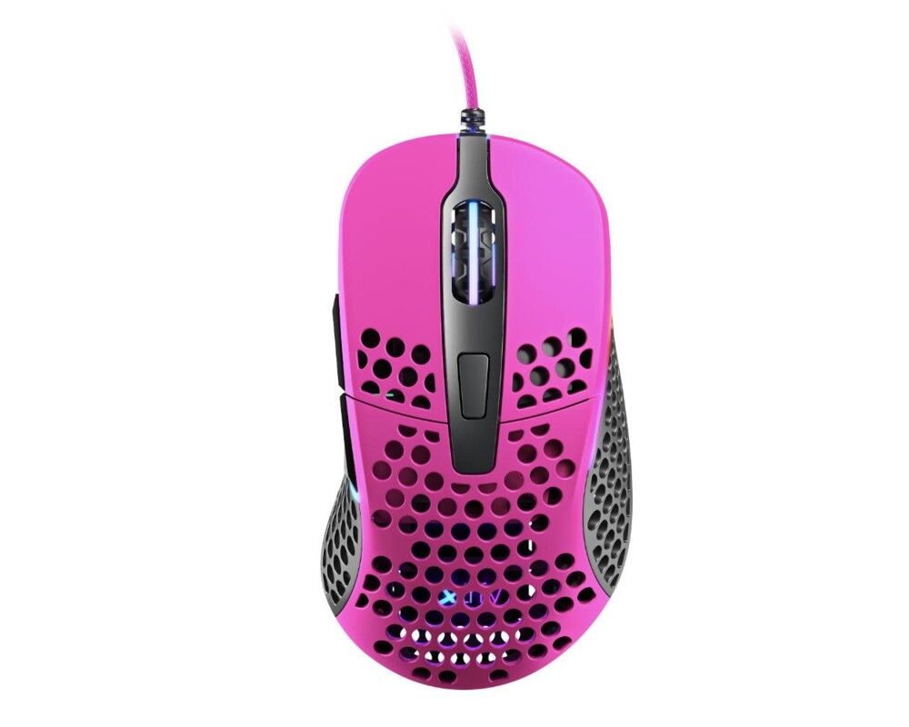 Мишка Геймърска мишка Xtrfy M4 Pink, RGB, Розов 6