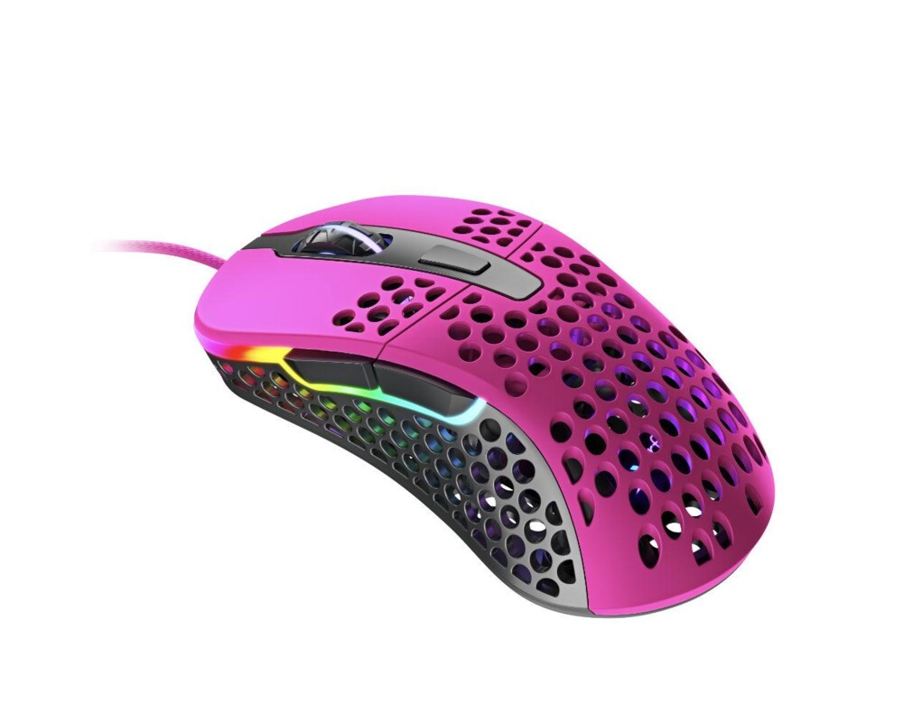 Мишка Геймърска мишка Xtrfy M4 Pink, RGB, Розов 2