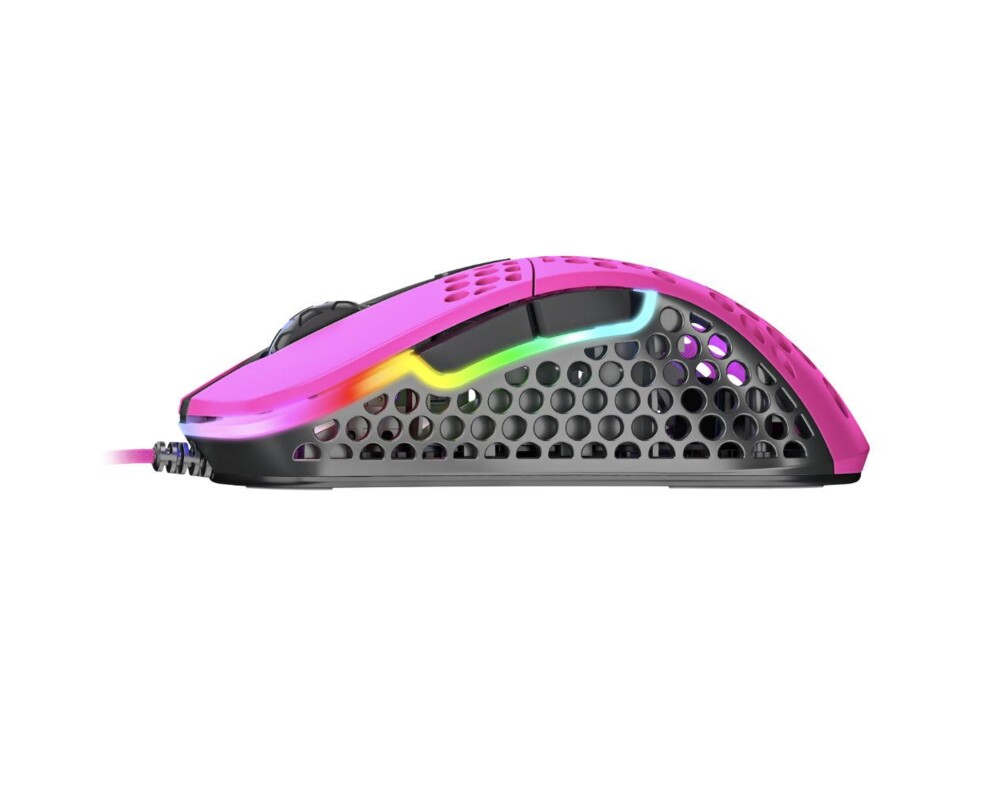 Мишка Геймърска мишка Xtrfy M4 Pink, RGB, Розов 4