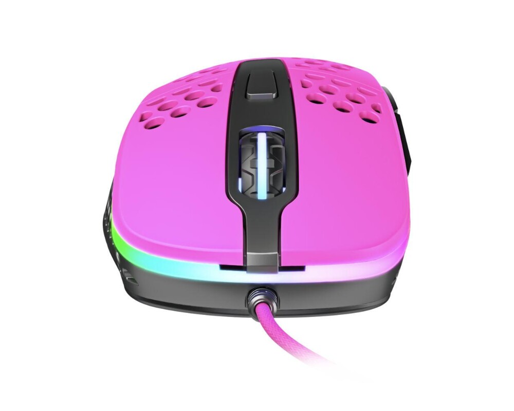 Мишка Геймърска мишка Xtrfy M4 Pink, RGB, Розов 3