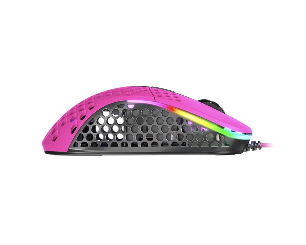 Мишка Геймърска мишка Xtrfy M4 Pink, RGB, Розов 5