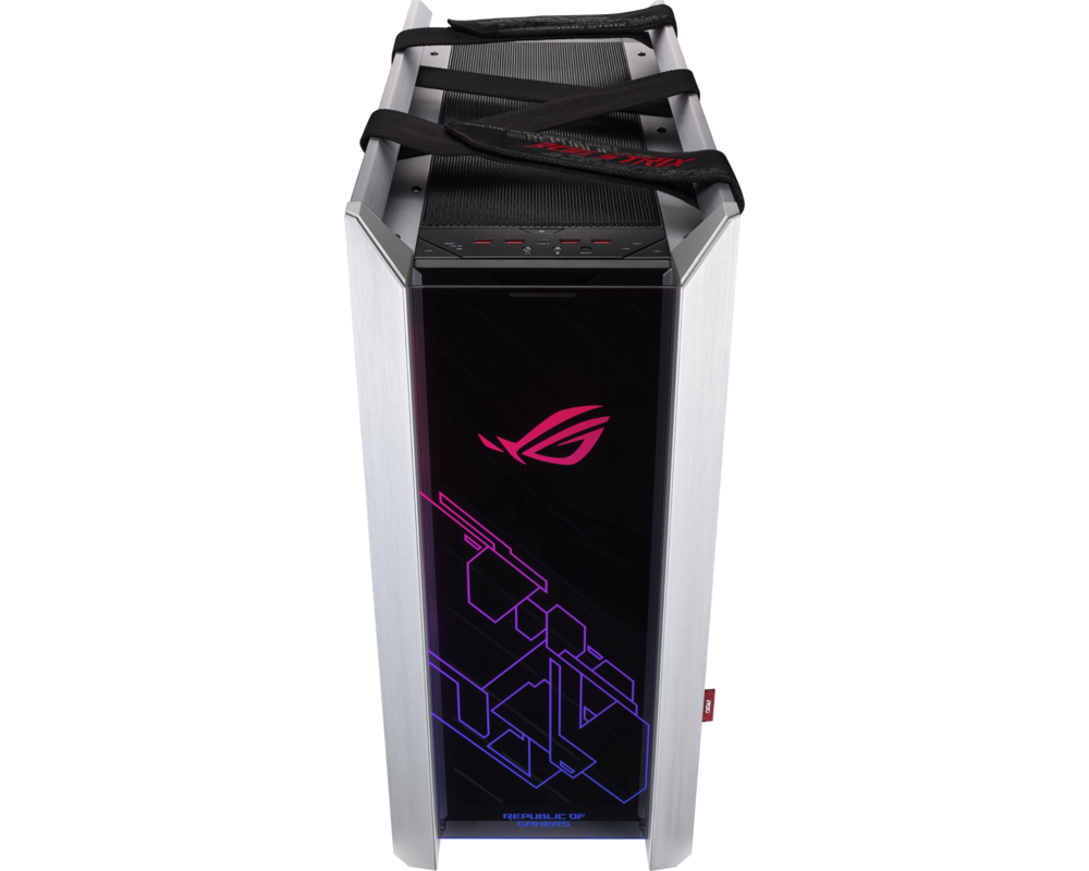 Кутия ASUS ROG Strix Helios White Edition ARGB Aura Sync Mid Tower 11