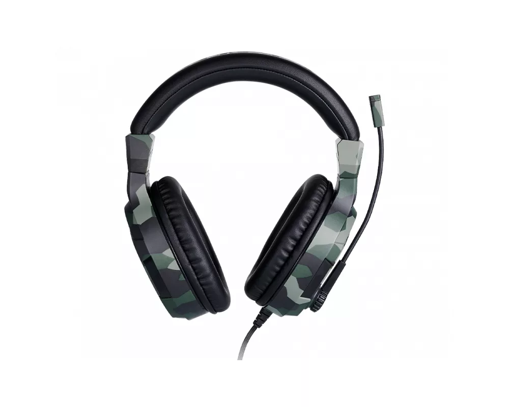 Слушалки Геймърски слушалки Nacon Bigben PS4 Official Headset V3 Camo Green, Микрофон, Зелен 2