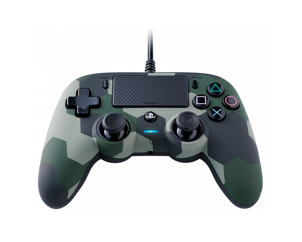 Джойстици и Геймпадове Жичен Nacon Wired Compact Controller Camo Green, Зелен 3