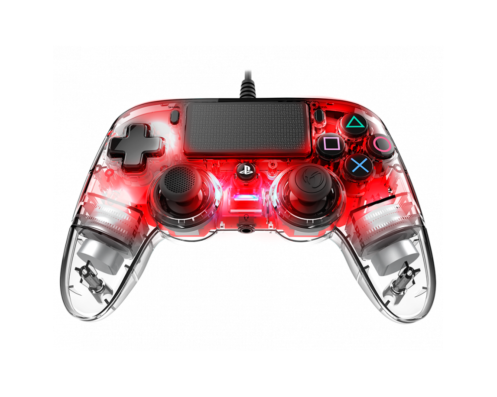 Джойстици и Геймпадове Жичен Nacon Wired Illuminated Compact Controller Red, Червен 2