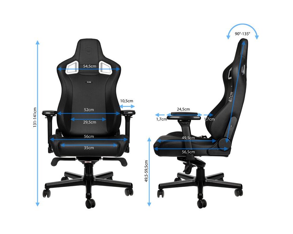 Геймърски стол noblechairs EPIC, Black Edition 3