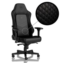  noblechairs HERO Real Leather, Black 173019 NOBLE-GAGC-118 на топ цена - PIC.bg