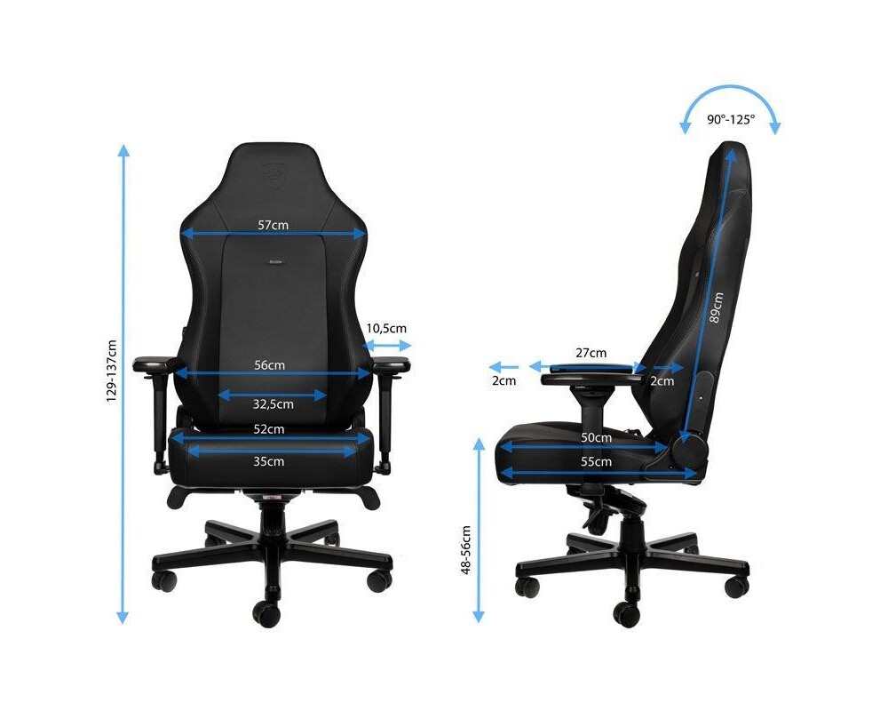 Геймърски стол noblechairs HERO, Black Edition 4