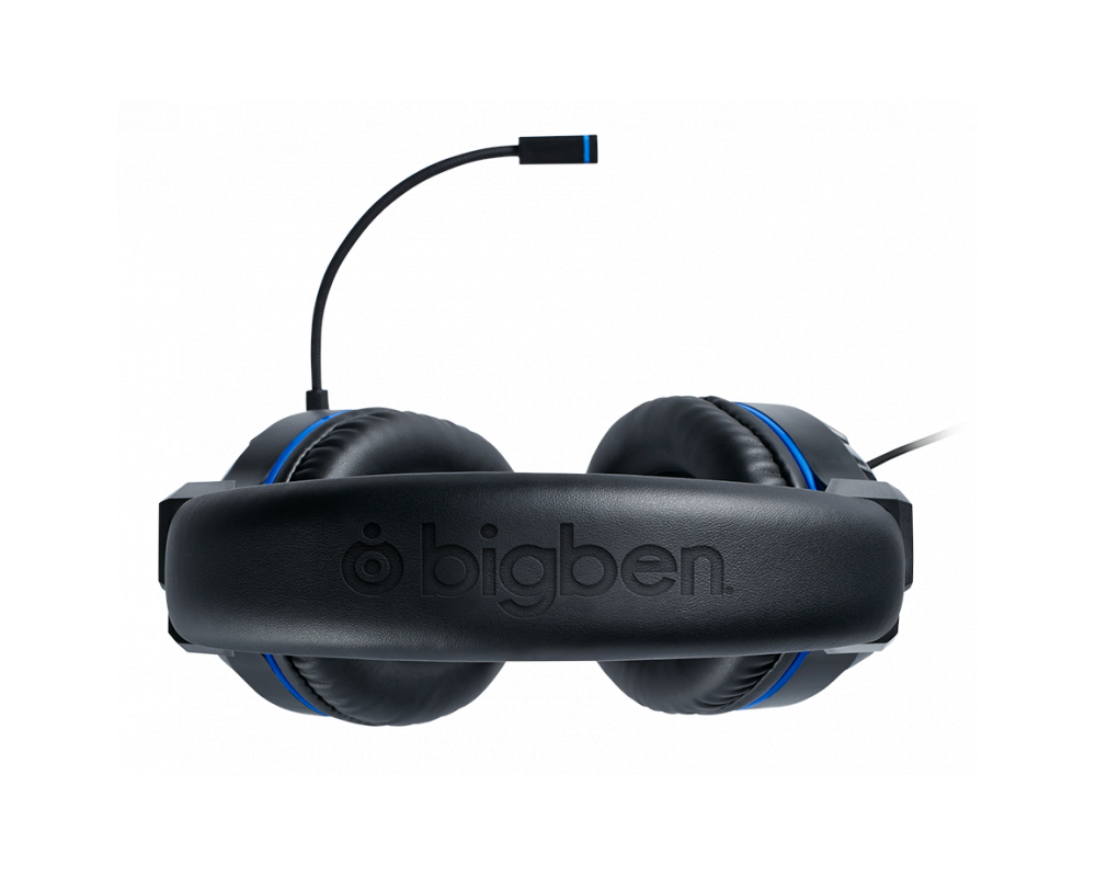Слушалки Геймърски слушалки Nacon Bigben PS4 Official Headset V3, Микрофон, Черен/Син 4