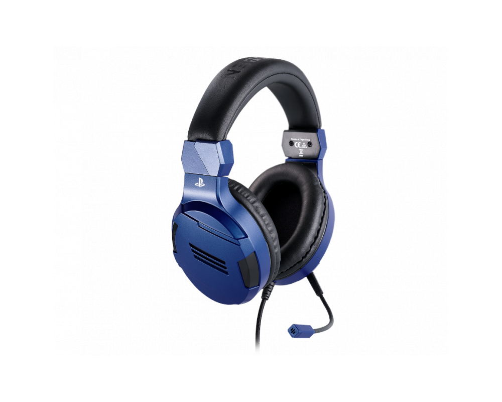 Слушалки Геймърски слушалки Nacon Bigben PS4 Official Headset V3 Blue, Микрофон, Син 2