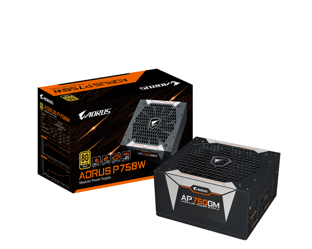 Захранване Gigabyte AORUS P750W 750W 80+ GOLD Modular 7
