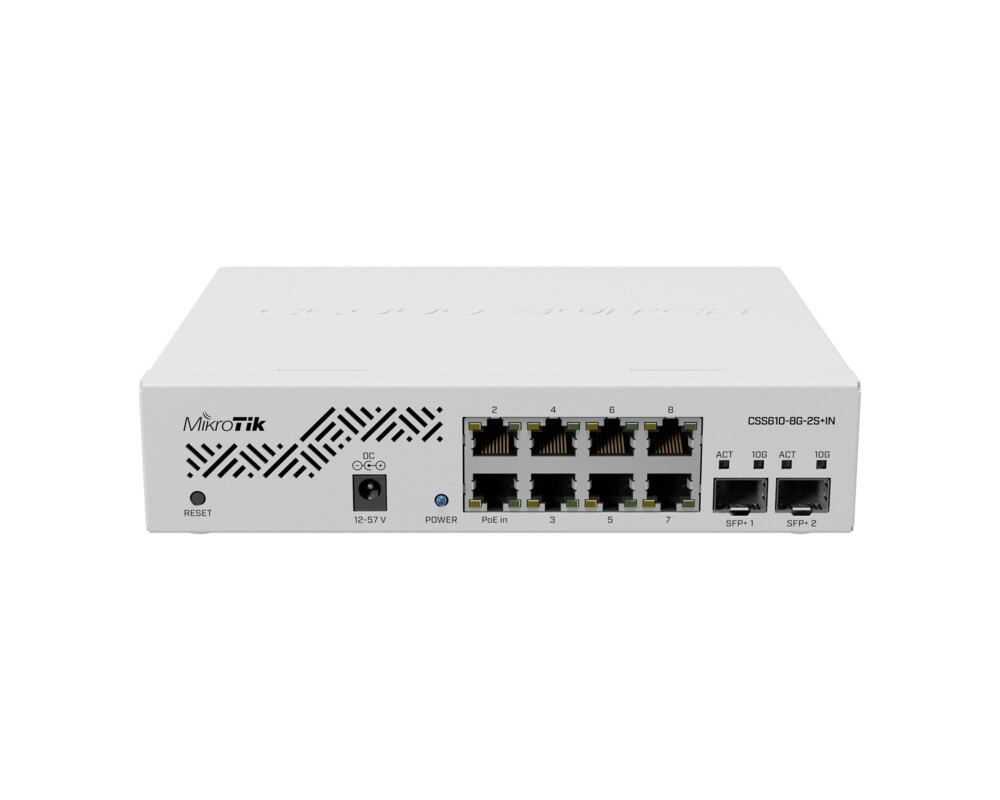 Switch (Комутатор) MikroTik Cloud Smart Switch CSS610-8G-2S+IN 19