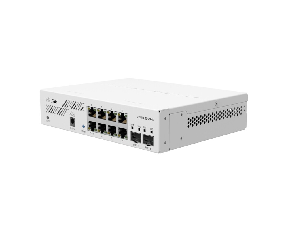 Switch (Комутатор) MikroTik Cloud Smart Switch CSS610-8G-2S+IN 18