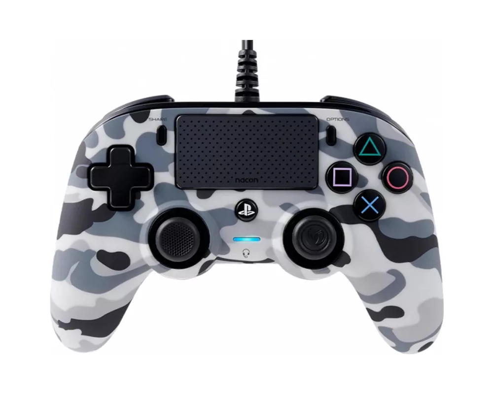 Джойстици и Геймпадове Жичен Nacon Wired Compact Controller Camo Grey, Сив 4
