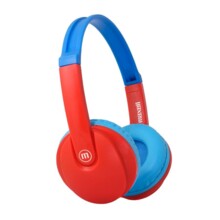  Блутут детски слушалки Maxell KIDZ HP-BT350, малък размер, Червен/Син 179521 ML-AH-BT350-KIDZ-TURQ на топ цена - PIC.bg