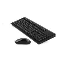  Комплект клавиатура и мишка A4tech 4200N, Безжичен, мишка V-track, Черен 179845 4200N на топ цена - PIC.bg